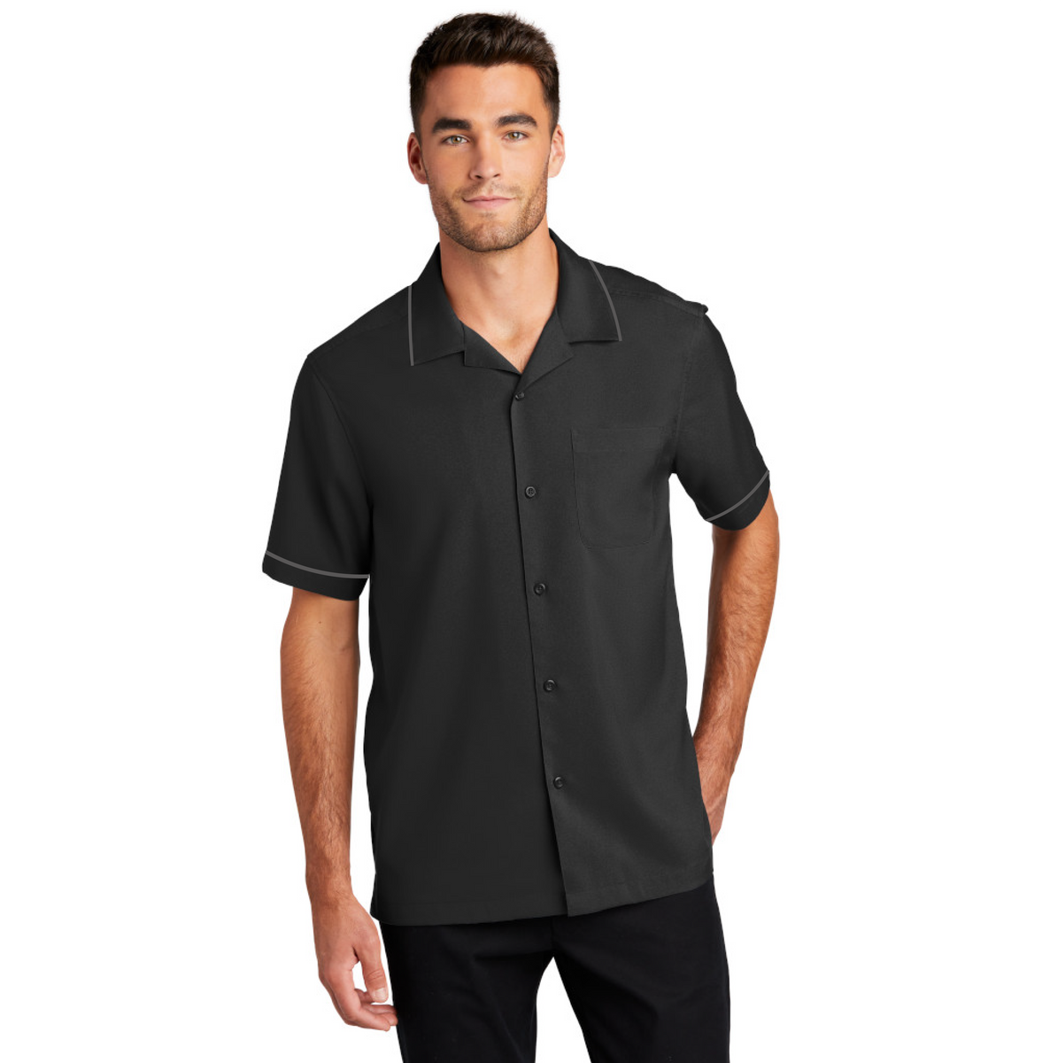 Custom Performance Black Staff Shirt – IMAGE CONCEPTS UNIFORMS