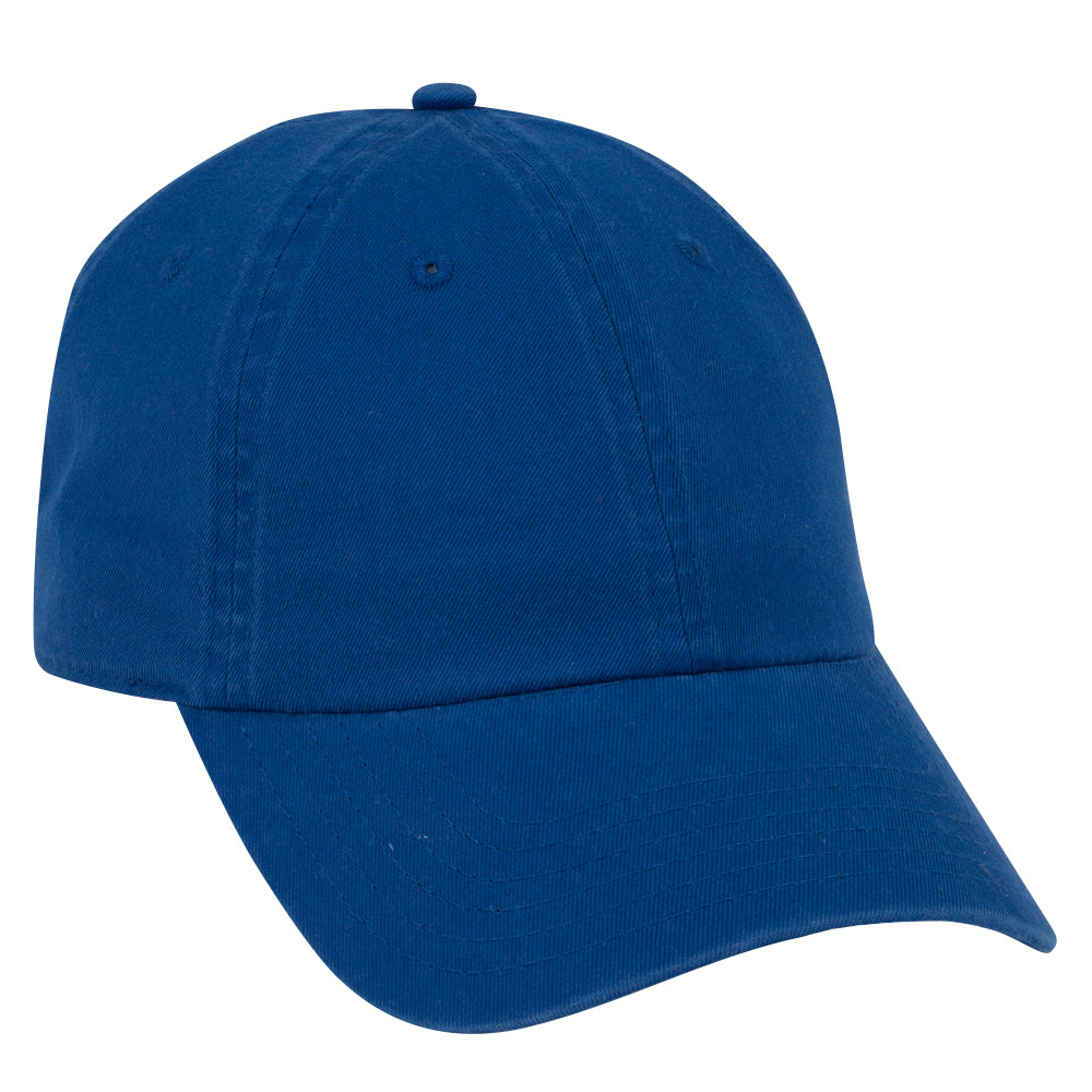 Otto Caps Two Tone Cotton Twill Baseball Cap - Low Profile, Adjustable Strap, Navy Grey - View #5